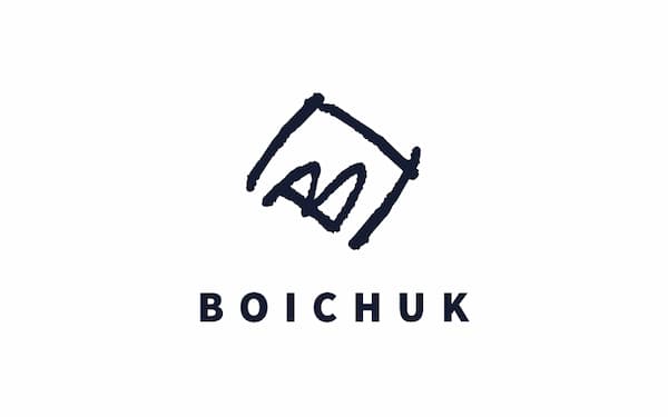logo for the brand of original ski and snowboard clothing boichuk