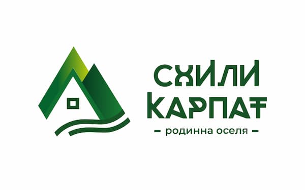 logo hospitable dwelling on the slopes of the carpathians